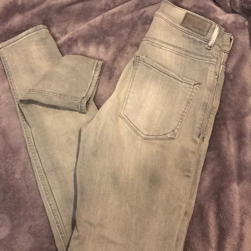 3/$15 Express High Rise Gray Legging Size 2